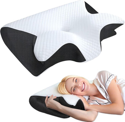Almohada Ergonómica Cervical de Contorno | Soporte Adaptable para Descanso