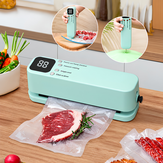 Selladora Térmica de Alimentos Multifunción: Envasado al Vacío, Sellado e Inflado