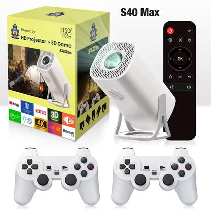 Proyector Full HD 1080p con videojuegos + 2 Mandos