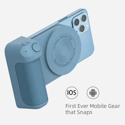 Innovagizmo SnapGrip BBC-8: Grip Magnético Profesional con Obturador Bluetooth