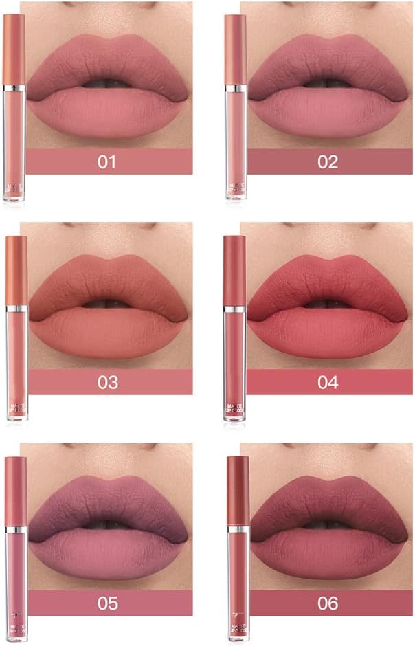 Set de 6 Barras de Labios Mate