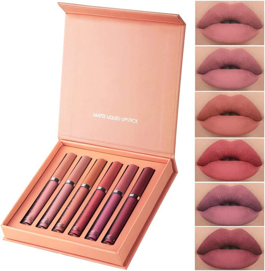 Set de 6 Barras de Labios Mate