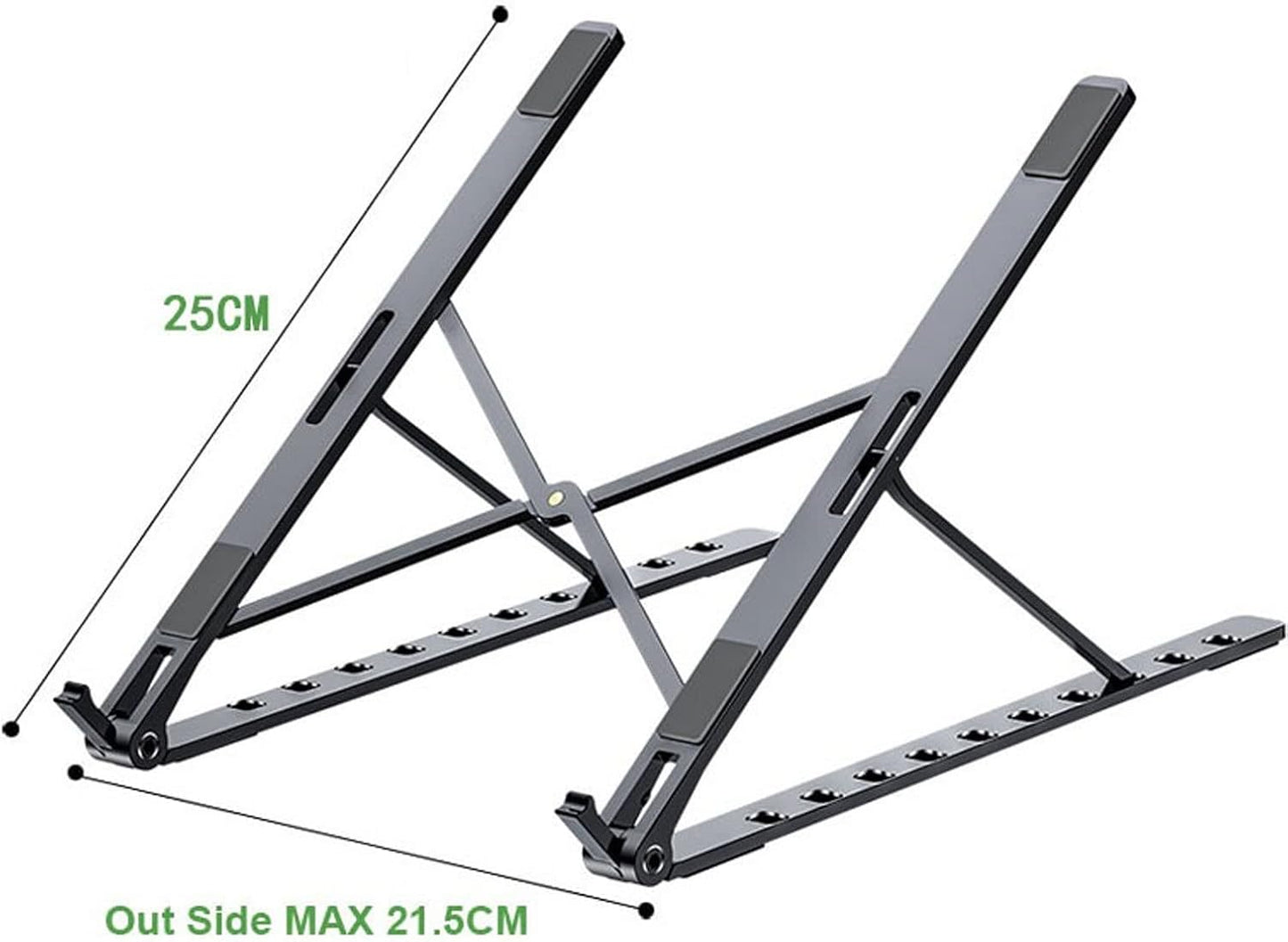 Soporte Ergonómico Plegable para Portátil y Tablet de Aluminio – Ajustable, Resistente y Antideslizante