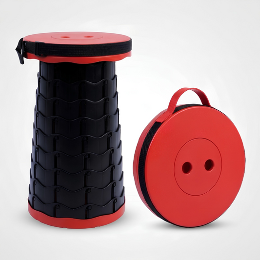 Taburete Telescópico Plegable | Asiento Portátil Ultraligero y Resistente