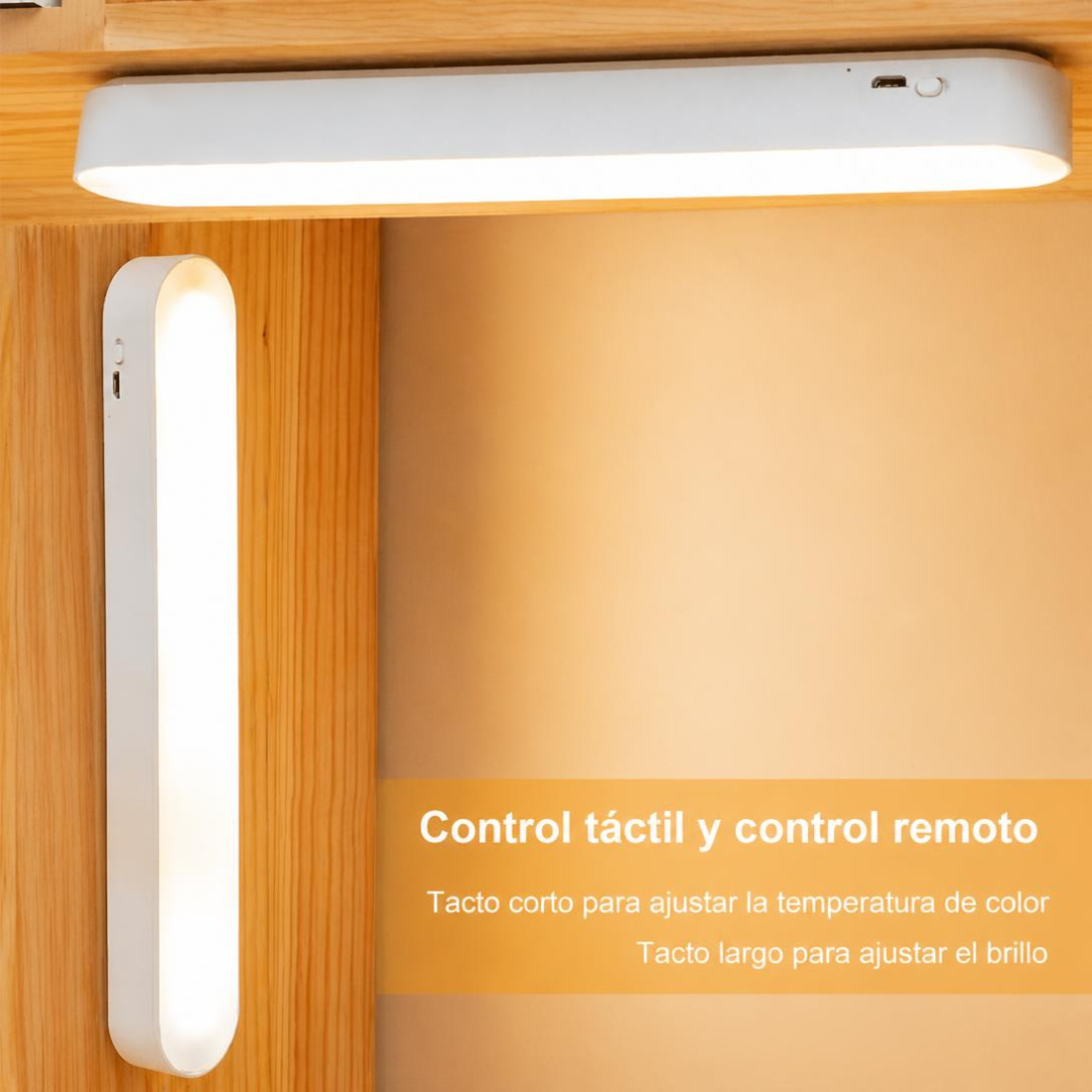 Tira LED con Sensor de Movimiento Recargable – Iluminación Automática para Armarios, Pasillos y Escaleras