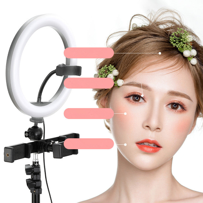 Aro de Luz LED de Escritorio 26 cm – Iluminación Profesional para Videollamadas y Contenido