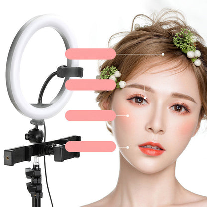 Aro de Luz LED de Escritorio 26 cm – Iluminación Profesional para Videollamadas y Contenido