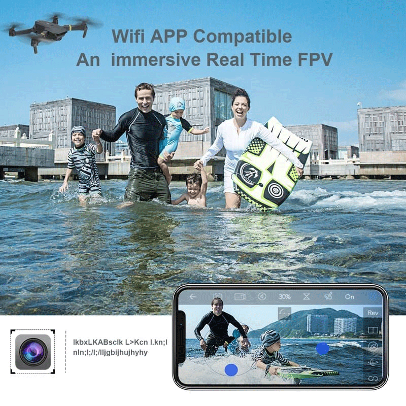 Dron Plegable 4K con Cámara Dual y Modo Headless – Vuelo Estable para Principiantes
