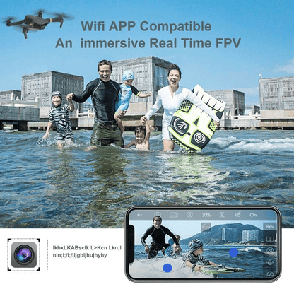 Dron Plegable 4K con Cámara Dual y Modo Headless – Vuelo Estable para Principiantes