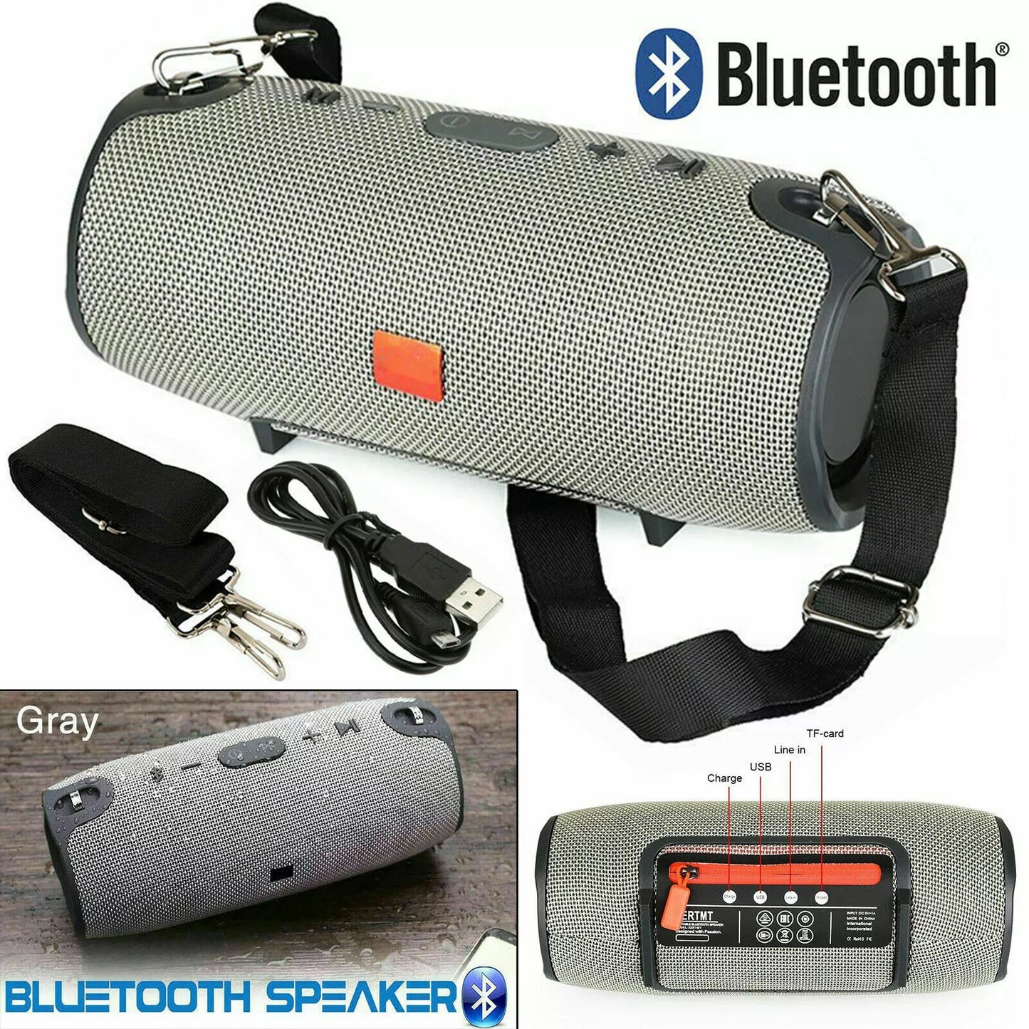 Xertmt Altavoz Bluetooth Mini USB WIFI 20W Impermeable