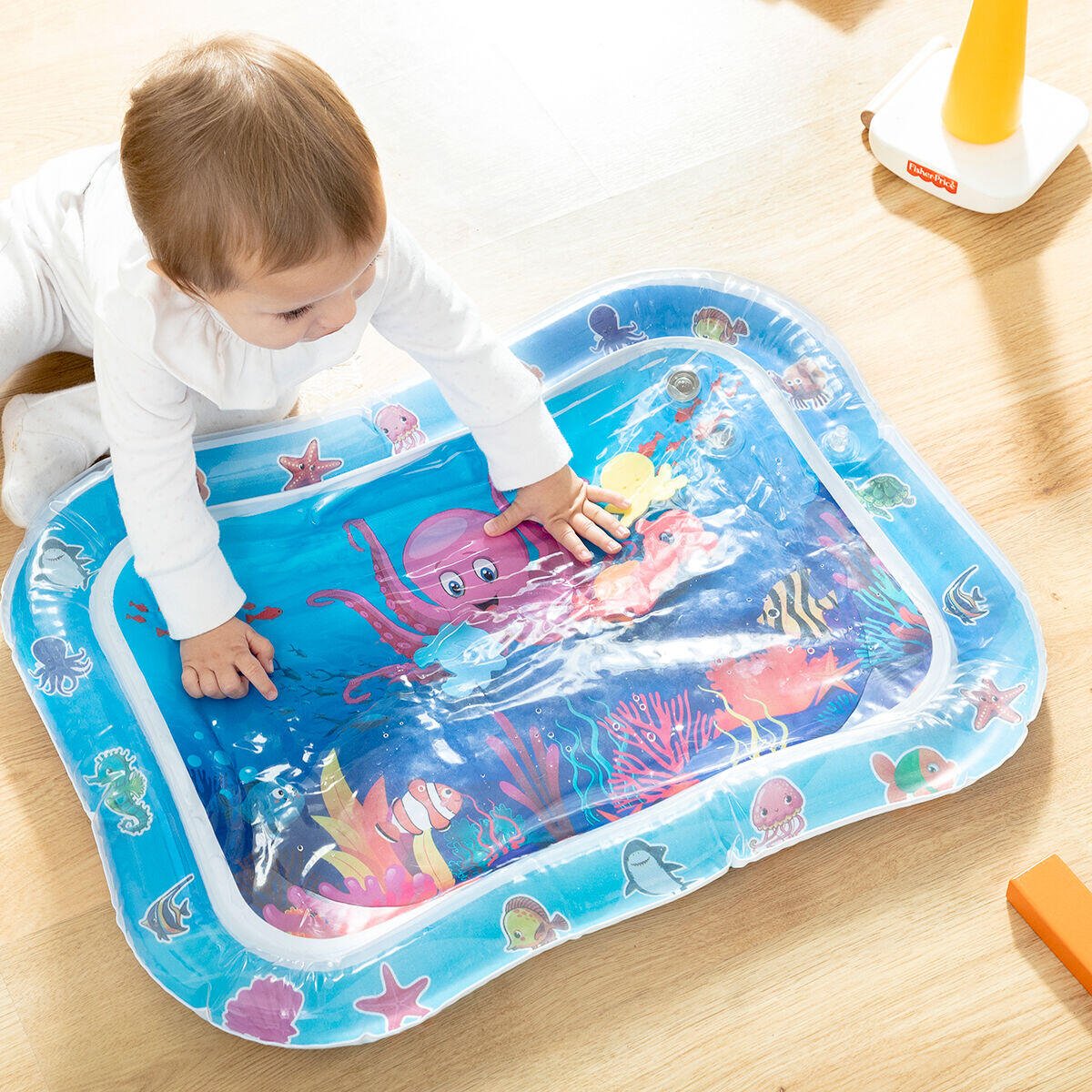 Alfombra de Juegos Inflable con Agua para Bebé Wabbly - innovagizmo.com