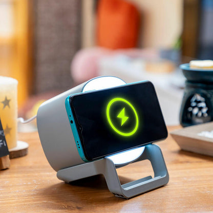 Altavoz Cargador Inalámbrico con LED Souwis - innovagizmo.com