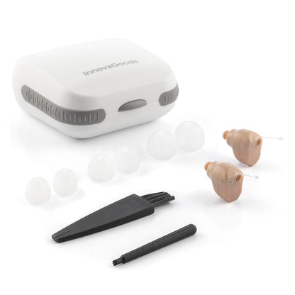 Amplificador de Sonido Intraauricular con Accesorios Hearzy InnovaGoods 2 Unidades - innovagizmo.com