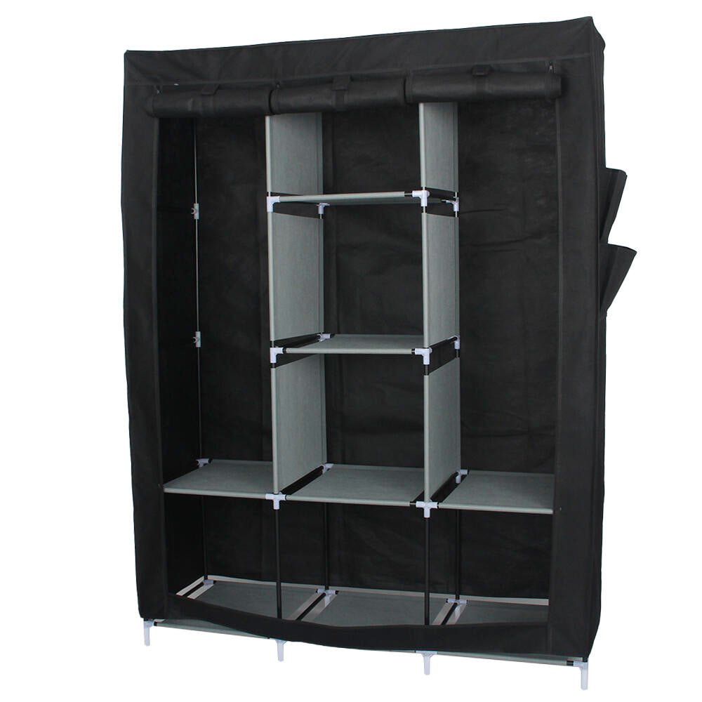 Armario de Tela, Armario Ropero con Cubierta de Tela no Tejida, 45 x 127 x 168 cm - innovagizmo.com