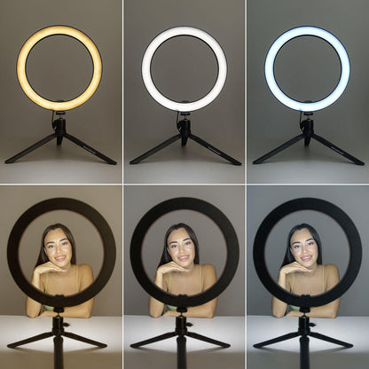 Aro de Luz Selfie con Trípode y Mando Youaro - innovagizmo.com
