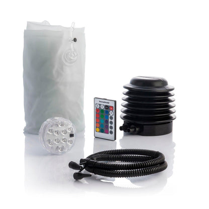 Asiento Hinchable con LED Multicolor y Mando a Distancia Pulight InnovaGoods - innovagizmo.com