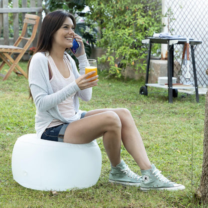 Asiento Hinchable con LED Multicolor y Mando a Distancia Pulight InnovaGoods - innovagizmo.com
