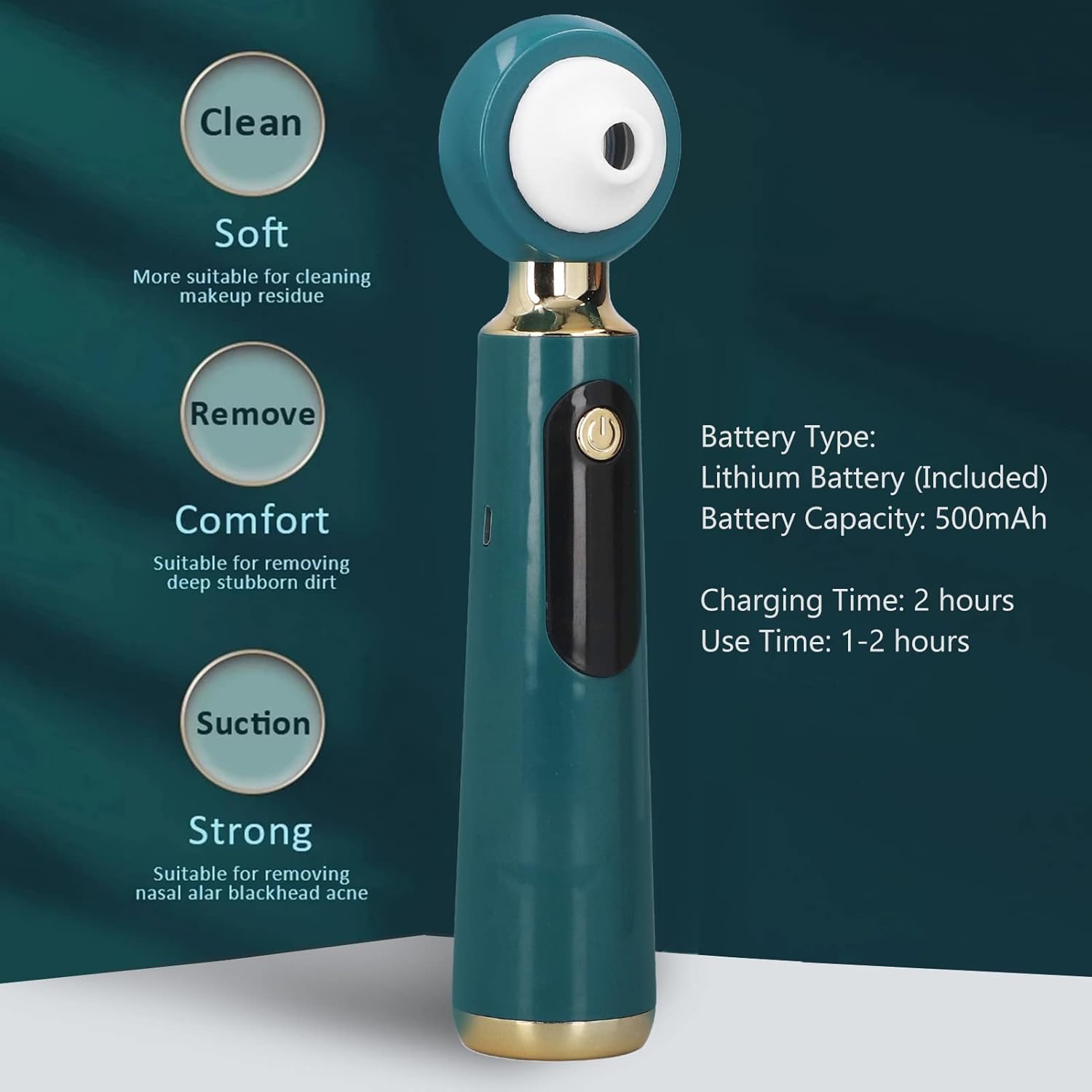 Aspiradora Recargable para Eliminar Puntos Negros Profundos con Lupa - innovagizmo.com