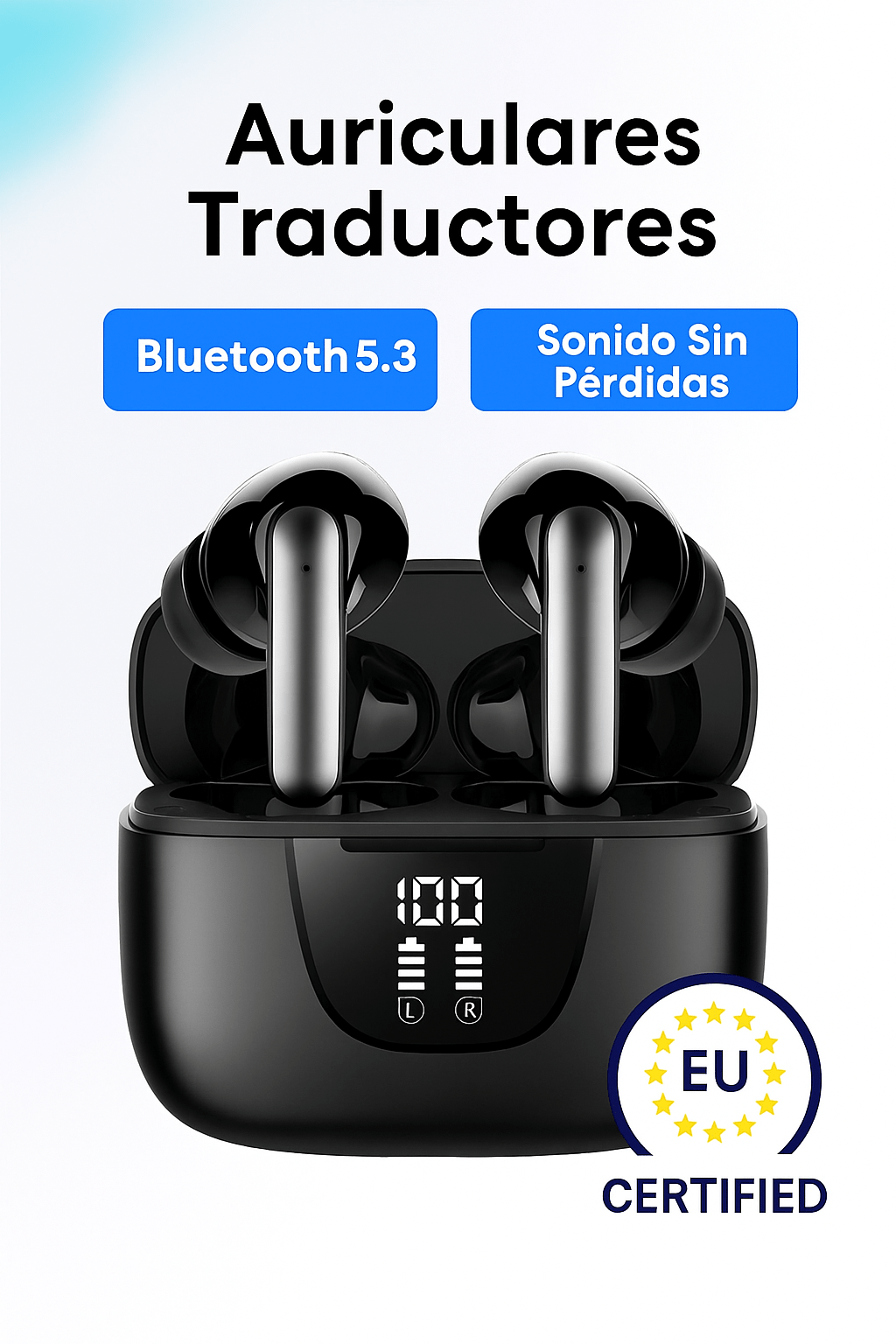 Auriculares Traductores Inteligentes con Bluetooth 5.3 - innovagizmo.com