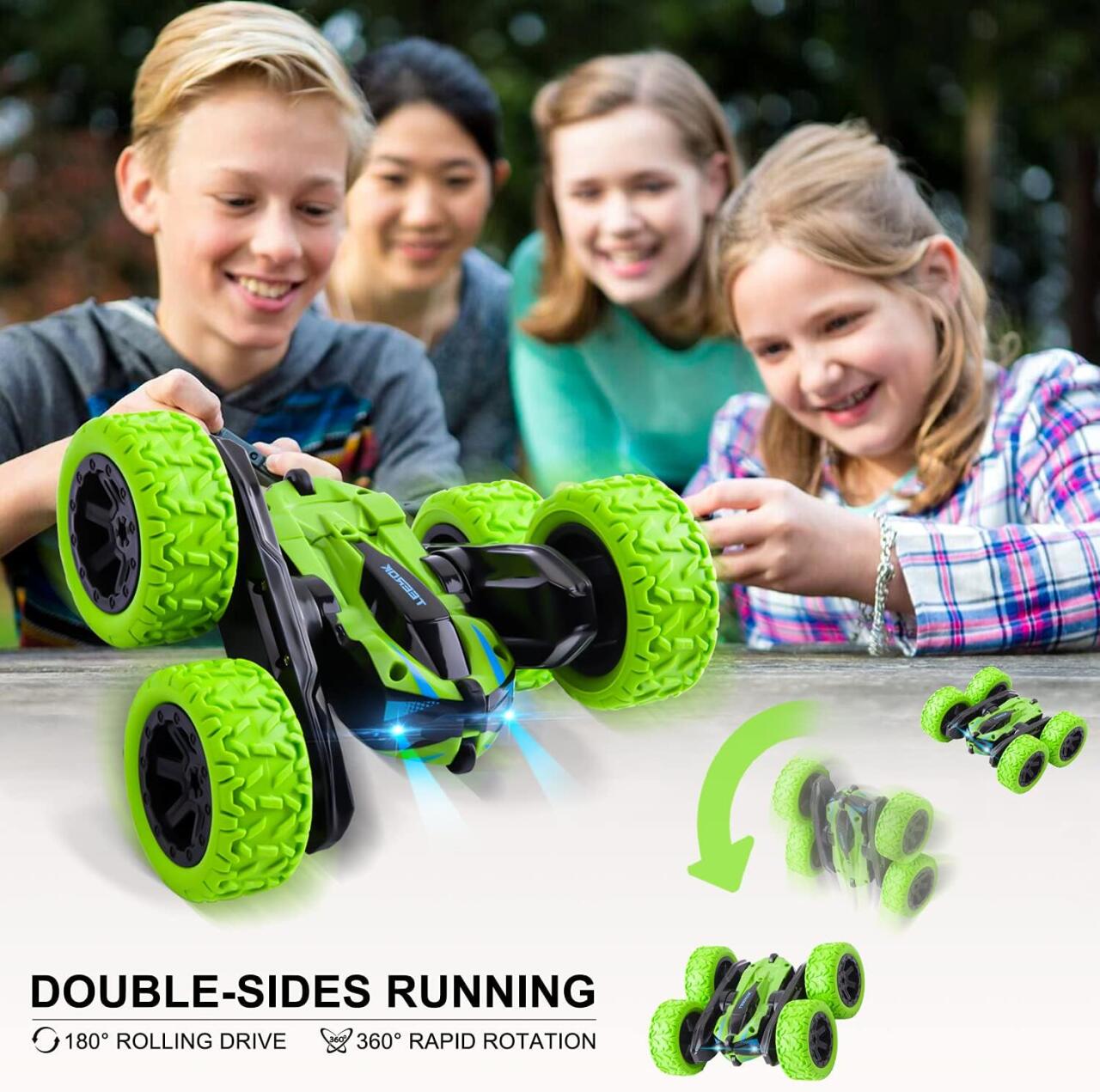 Auto Radiocontrol para Niños con Doble Rotación – 2.4G y Giro de 360 Grados. - innovagizmo.com