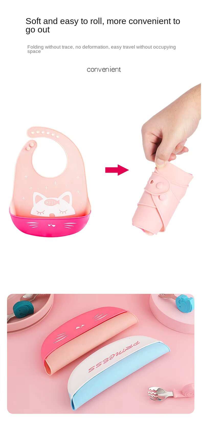 Babero de Silicona para Bebes - innovagizmo.com