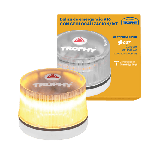 Baliza Luz Emergencia V16 Homologada DGT con Geolocalización Baliza Coche Conectada DGT 3.0 - innovagizmo.com