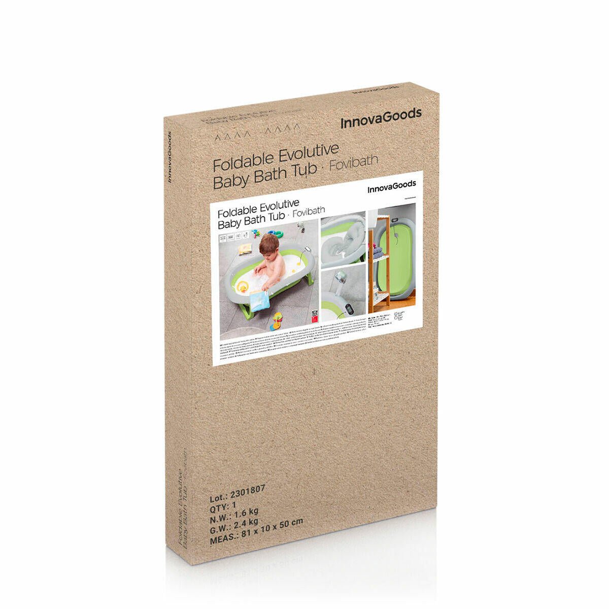 Bañera Plegable Evolutiva para Bebé Fovibath - innovagizmo.com