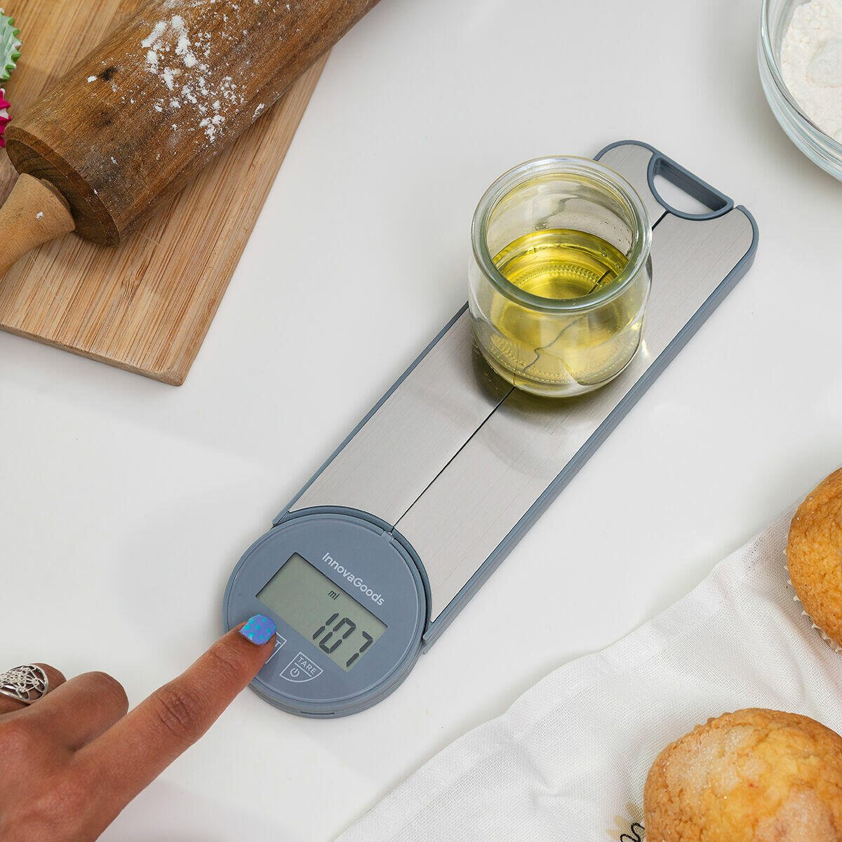 Báscula de Cocina Digital Plegable Skolden - innovagizmo.com
