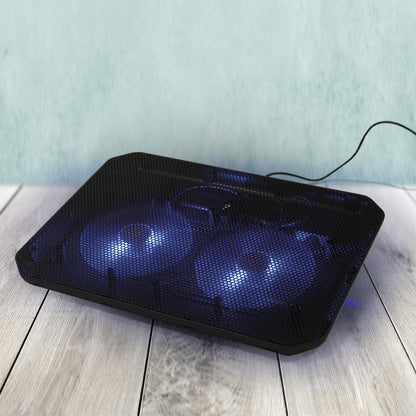 Base Enfriador Para Ordenador 2 Ventiladores - innovagizmo.com