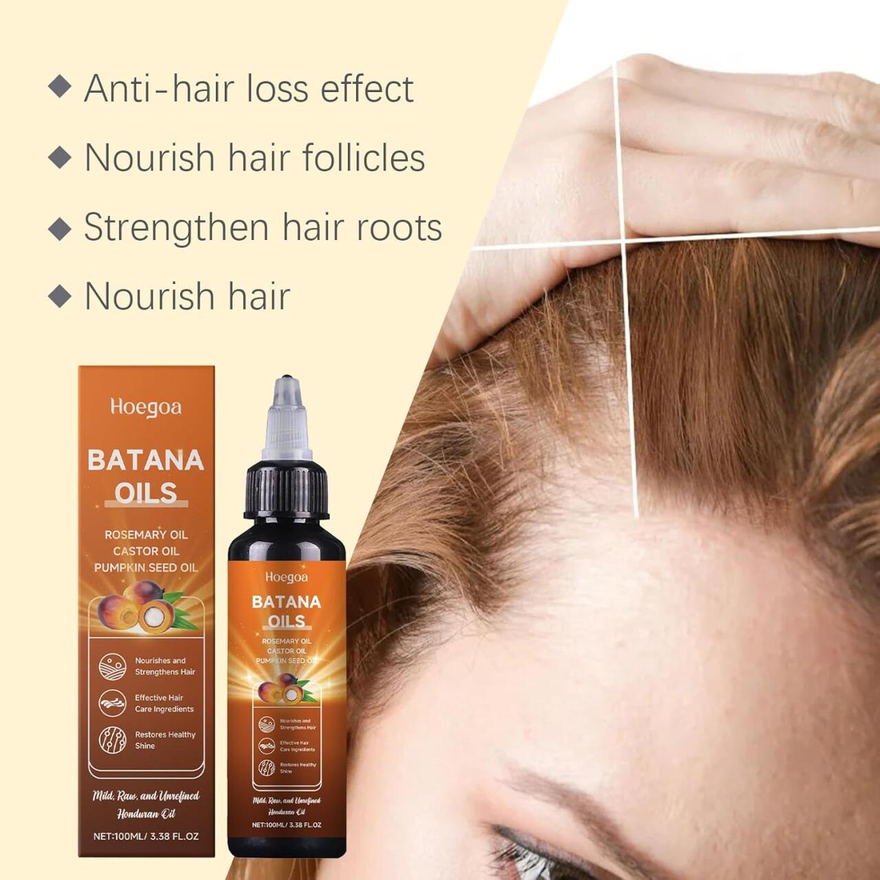 Batana Boost Hair Oil – Aceite Natural para Crecimiento, Hidratación y Brillo del Cabello Dañado - innovagizmo.com