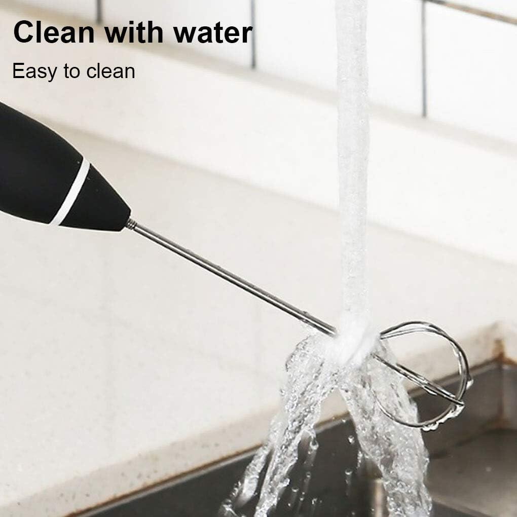 Batidor Espumador de Leche 2 en 1 Recargable con 3 Velocidades y Carga USB