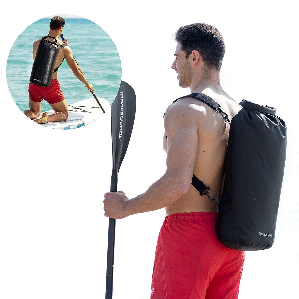 Bolsa Estanca Impermeable Deportiva Dryhux InnovaGoods 20 L - innovagizmo.com