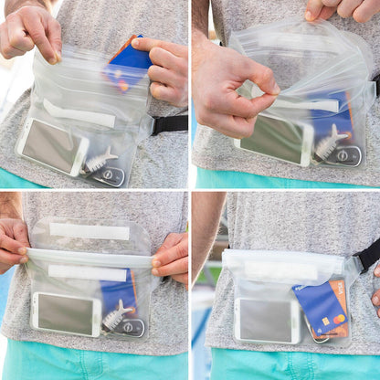 Bolsa Riñonera Impermeable con Correa Ajustable Wannis InnovaGoods 2 Unidades - innovagizmo.com