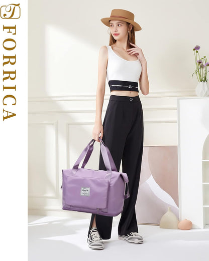 Bolso Viaje Plegable Lila - innovagizmo.com