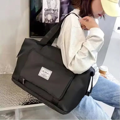 Bolso Viaje Plegable Negro - innovagizmo.com