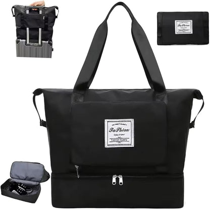 Bolso Viaje Plegable Negro - innovagizmo.com