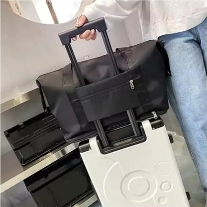 Bolso Viaje Plegable Negro - innovagizmo.com