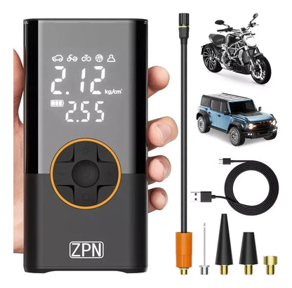 Bomba Portátil de Inflar Neumáticos y Elementos Hinchables - innovagizmo.com