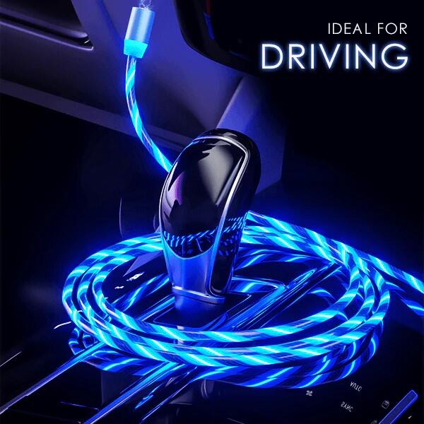 Cable USB con Luz e Imán 3 en 1 - innovagizmo.com