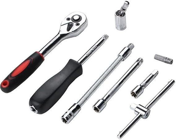 Caja de Llaves de vaso con Carraca de 46 Piezas - innovagizmo.com