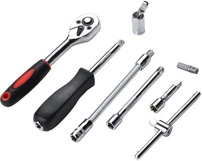 Caja de Llaves de vaso con Carraca de 46 Piezas - innovagizmo.com