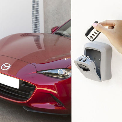 Caja Fuerte para Llaves Exterior Antirrobo – Resistente al Agua con Cerradura Numérica 4 Dígitos - innovagizmo.com