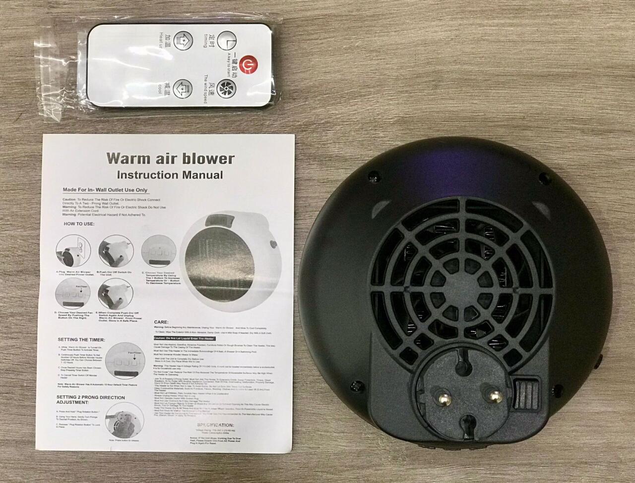 Calefactor Portátil 900W - Compacto, Silencioso y Eficiente - innovagizmo.com