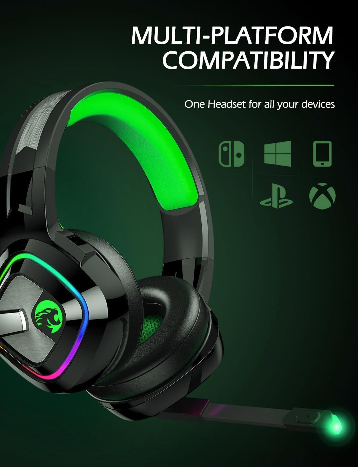 Cascos Gaming A66 con Luz RGB - innovagizmo.com