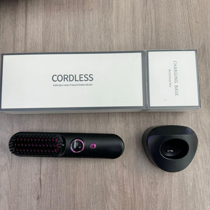 Cepillo Alisador Inalámbrico y Portátil – Cabello Liso al Instante, en Cualquier Lugar - innovagizmo.com