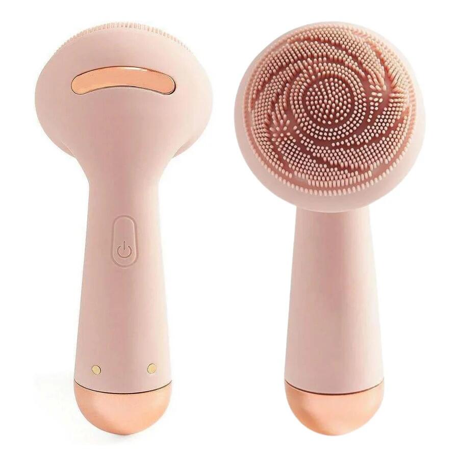 Cepillo Facial Eléctrico Rosa Recargable - innovagizmo.com