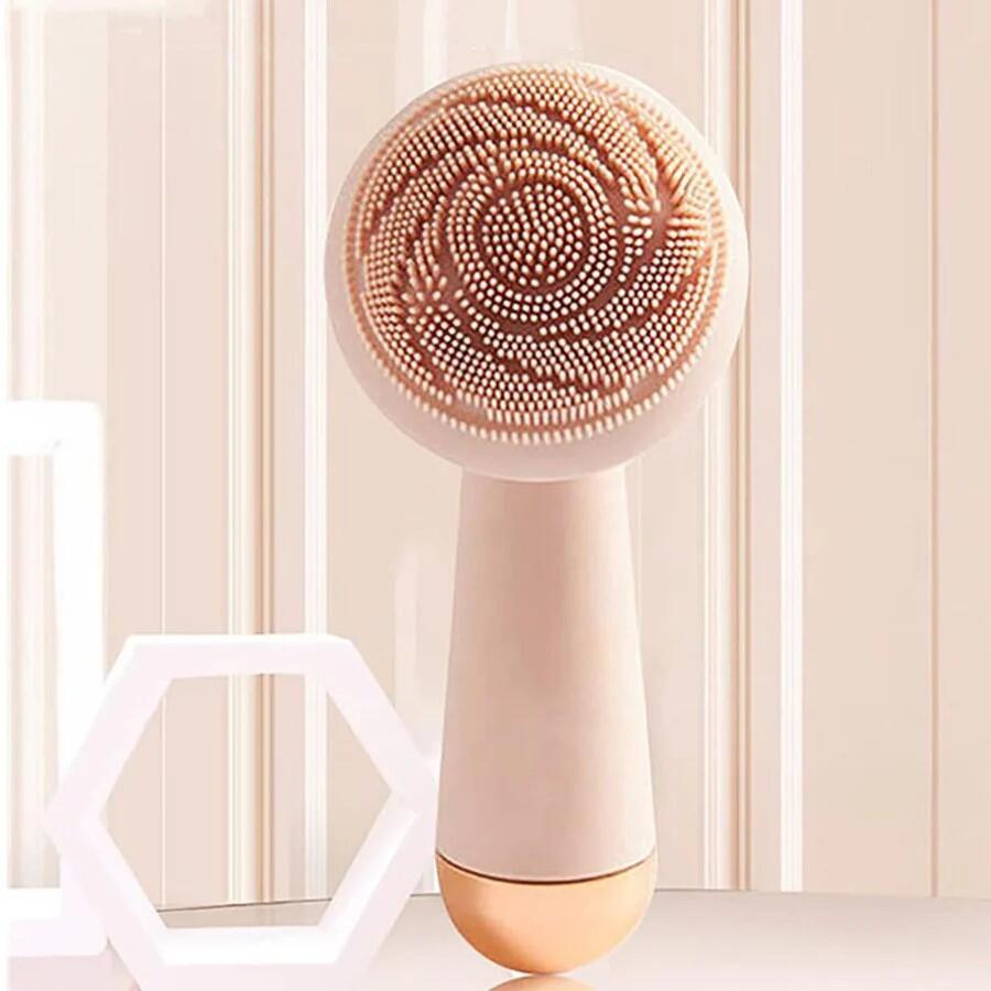 Cepillo Facial Eléctrico Rosa Recargable - innovagizmo.com
