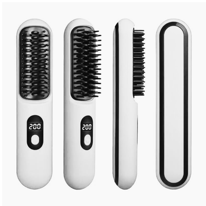 Cepillo Inalámbrico Alisador de Pelo – Liso Perfecto sin Cables, Donde Quieras - innovagizmo.com