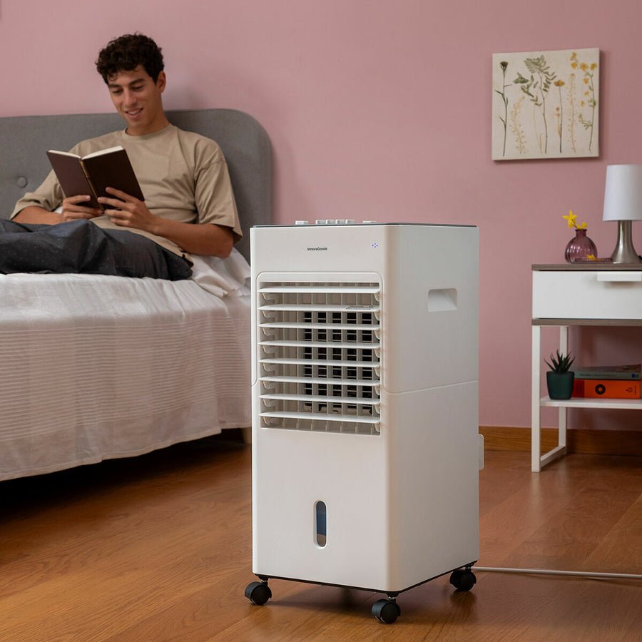 Climatizador Evaporativo Portátil Airvecove InnovaGoods | Enfría, Humidifica y Purifica con Depósito 5 L - innovagizmo.com