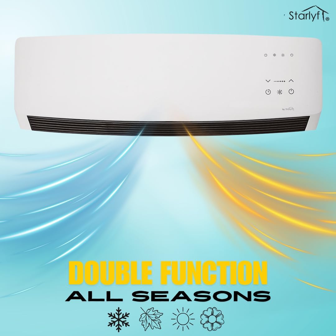 Climatizador Mural 2 en 1 — Ventilación y Calor en un Solo Dispositivo - innovagizmo.com